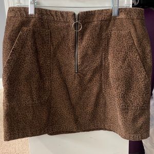 Wild Fable | leopard print women’s skirt | size XL